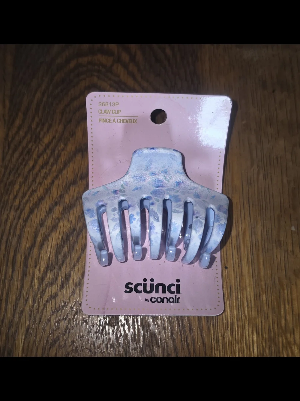 Scünci Blue Marble Hair Claw Clip BNIB